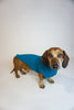 Petrol Blue Fleece Pullover for Dachshunds