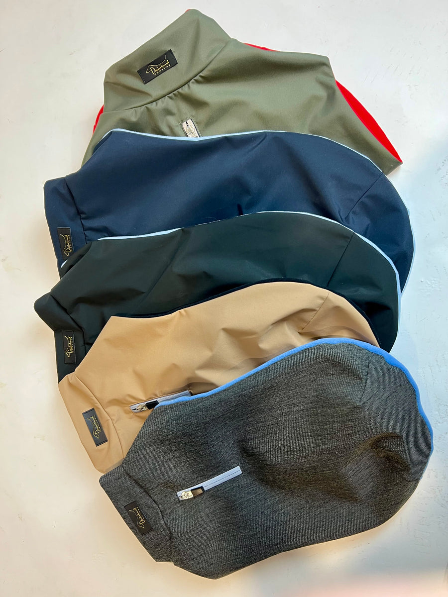 Beige Parka with Black Fleece Lining